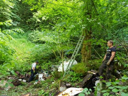 Sanacija črnega odlagališča – Banova jama 085